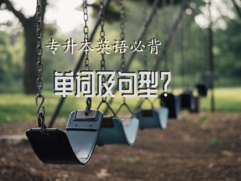 专升本英语必背单词及句型？