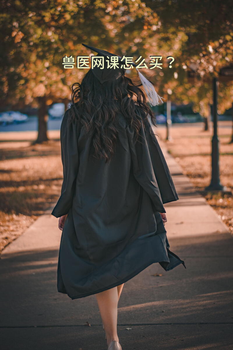 兽医网课怎么买？