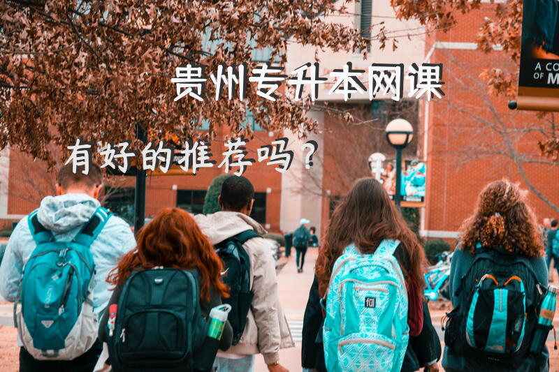 贵州专升本网课有好的推荐吗？