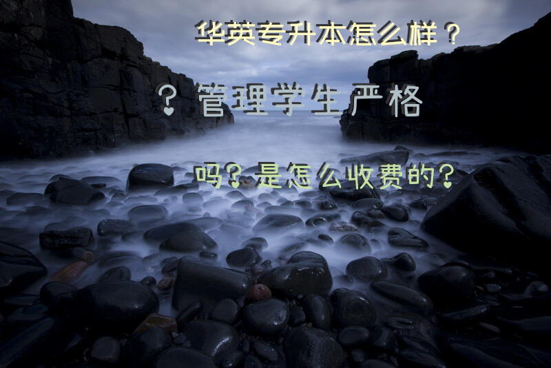 华英专升本怎么样？管理学生严格吗？是怎么收费的？