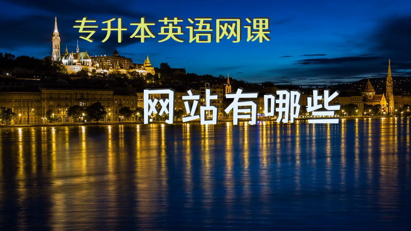 专升本英语网课网站有哪些